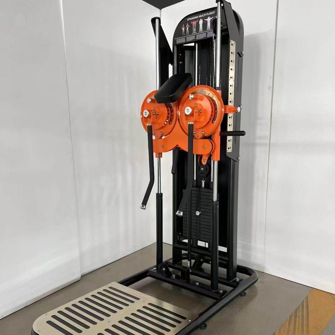 站姿飞鸟肩部训练器双臂机侧平举健身房多功能健身器材夹胸一体机