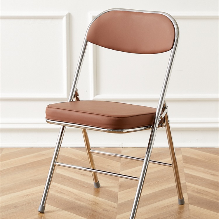 折叠椅子家用靠背椅简易办公椅培训宿舍电脑椅大排档椅火锅店凳子