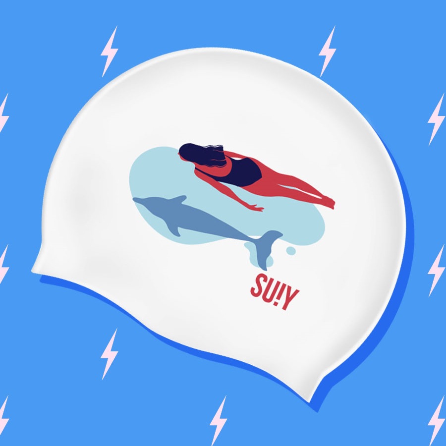 游泳帽女款高颜值防水不勒头长发加大硅胶成人2025新款大头围