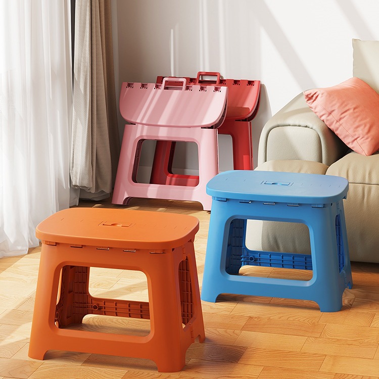 家用小凳子可折叠收纳便携矮凳塑料简易板凳户外钓鱼登火车马扎椅