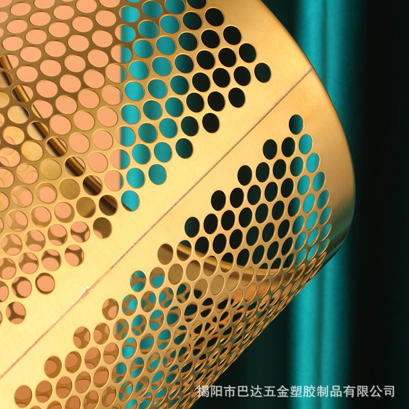 速发不锈钢创意家用办公室垃圾桶厨房客厅卫生间拉圾桶铁丝网无盖