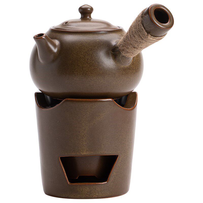 速发干烧泥炭炉风炉橄榄碳木煮茶器陶瓷烧水壶养生陶壶复古功夫温
