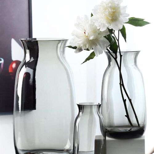 速发佛手柑花瓶水培现代简约玻璃透明插花水培摆件客厅插瓶创意