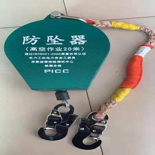 速发高空人体工器业自控缓降防重型器坠绝缘织带防坠速差防坠器