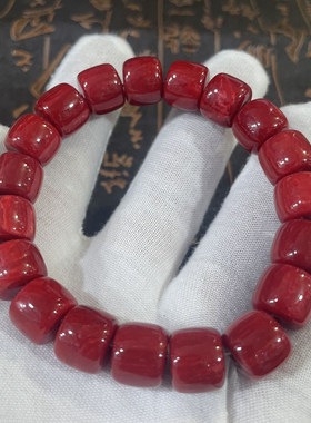 藏式处理有机宝石民族文艺复古风老型桶珠手串手链大气百搭时尚