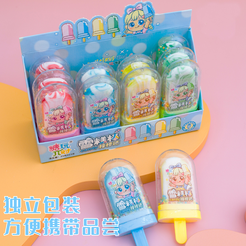 雪糕棒棒糖冰淇淋网红硬糖