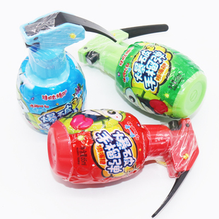 爆破手雷手榴弹喷嘴糖水果味喷雾口喷糖儿童休闲零食玩具糖果批发
