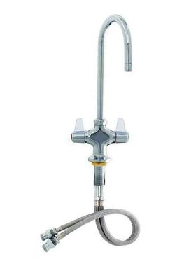 T&S/Equip天仕/5F-2SLX05/台式单柄厨房龙头(鹅颈管,冷热水)