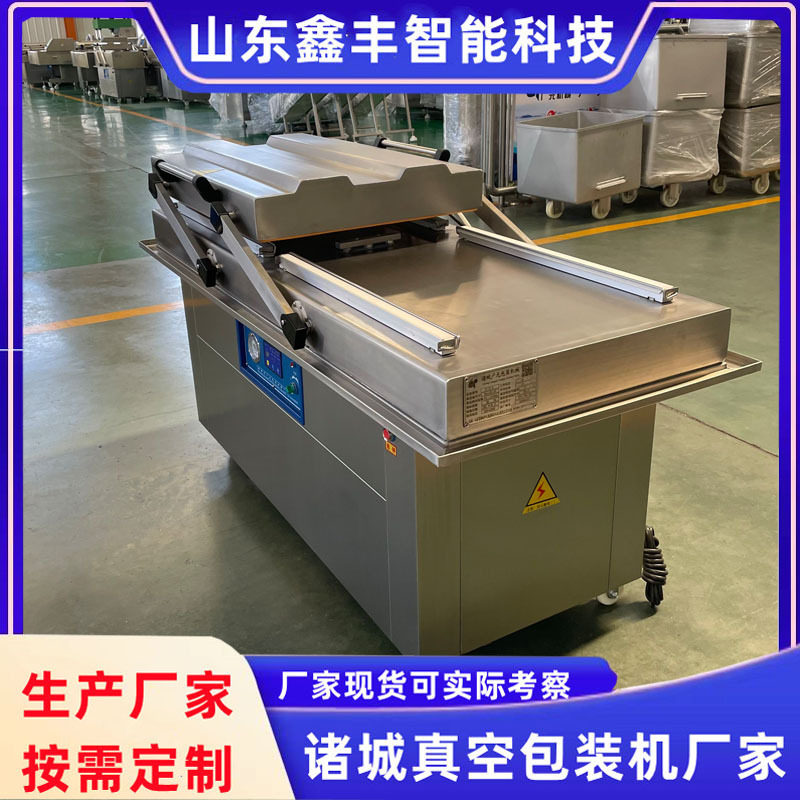 冷面真空包装机 商用双室手动摆盖500型真空包装设备 自动封口机