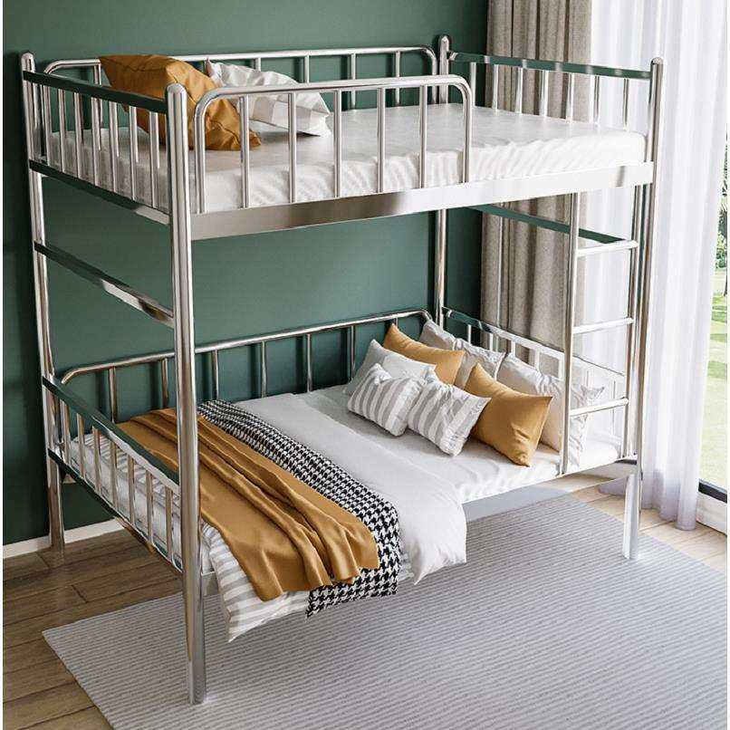 4I04不锈钢床双层上下铺家用子母床宿舍特厚出租房学校铁艺床卧,智能设备,其他智能设备,淘宝优惠券,粉丝福利购,淘宝优惠卷