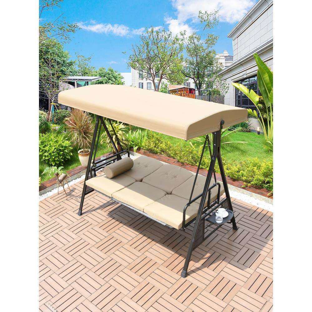 秋千户外吊椅阳台家用双人三人摇椅室外庭院花园摇篮藤椅防水休闲