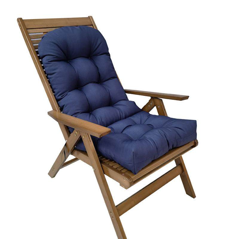 户外防水防晒躺椅坐垫家用折叠椅连体坐垫花园庭院坐椅垫