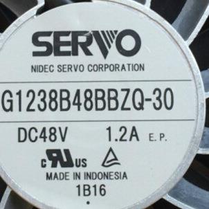 SERVOG1238B48BAZQ-30铝框4线散热风扇48V1.2A12CM