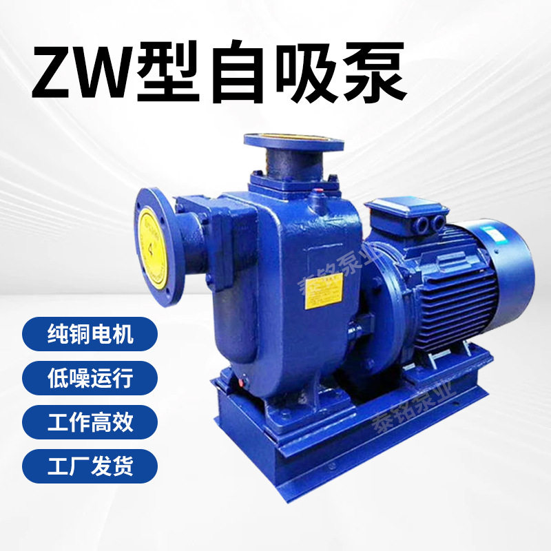 ZW系列直连式清水排污泵不锈钢防爆自吸泵离心泵分体污水处理水泵