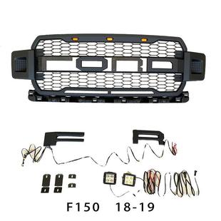 F150中网不带灯18 F150改装 19款 亮黑中网19款 F150猛禽款 2018款