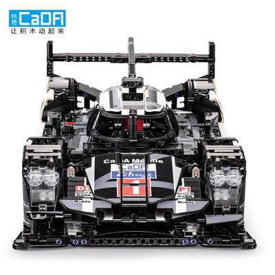CADA双鹰C61016拼装积木仿真车模型动力组件遥控919赛车男孩玩具