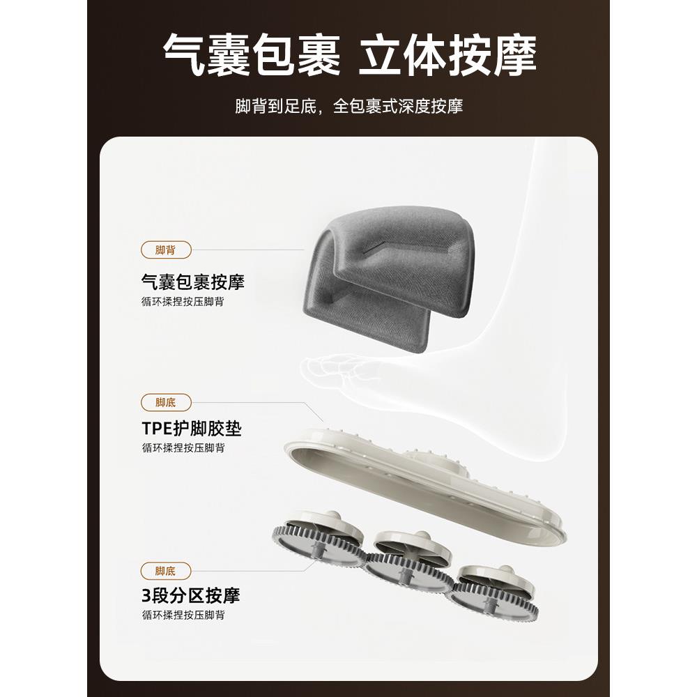 泡脚动桶加热恒脚温盆家用全自动气囊足浴洗电按摩高TC-056A深桶