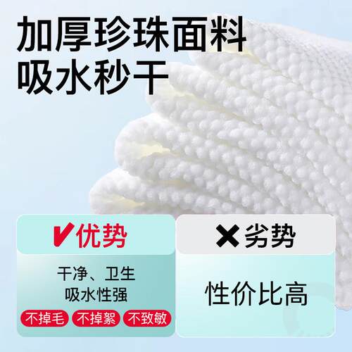 萃华用一次浴巾毛巾加大加厚酒店民宿性独立诗包装可XMS携式旅行