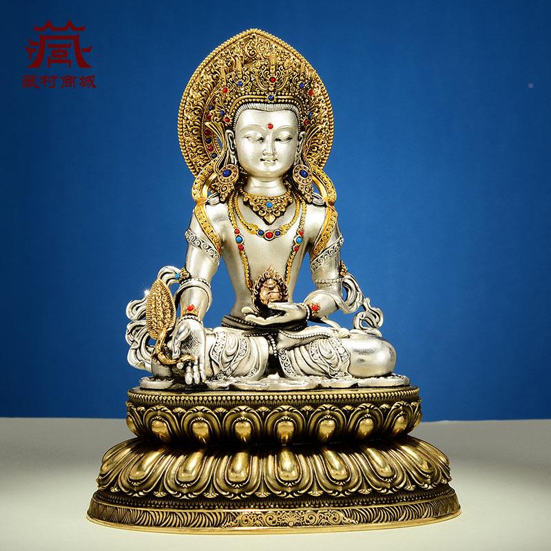 白《雕花《家地藏王铜》室CQY内用精工铜雕地藏菩萨》铜像摆件