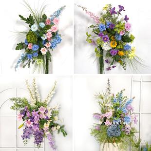 景新婚庆地排ECT花t台装饰款花排路花婚礼舞台引背装饰假花仿真花