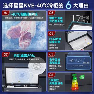 星星冰藏柜家用型冷冷冻冰柜一级能效BD\/BC-1电子温控商家用小用