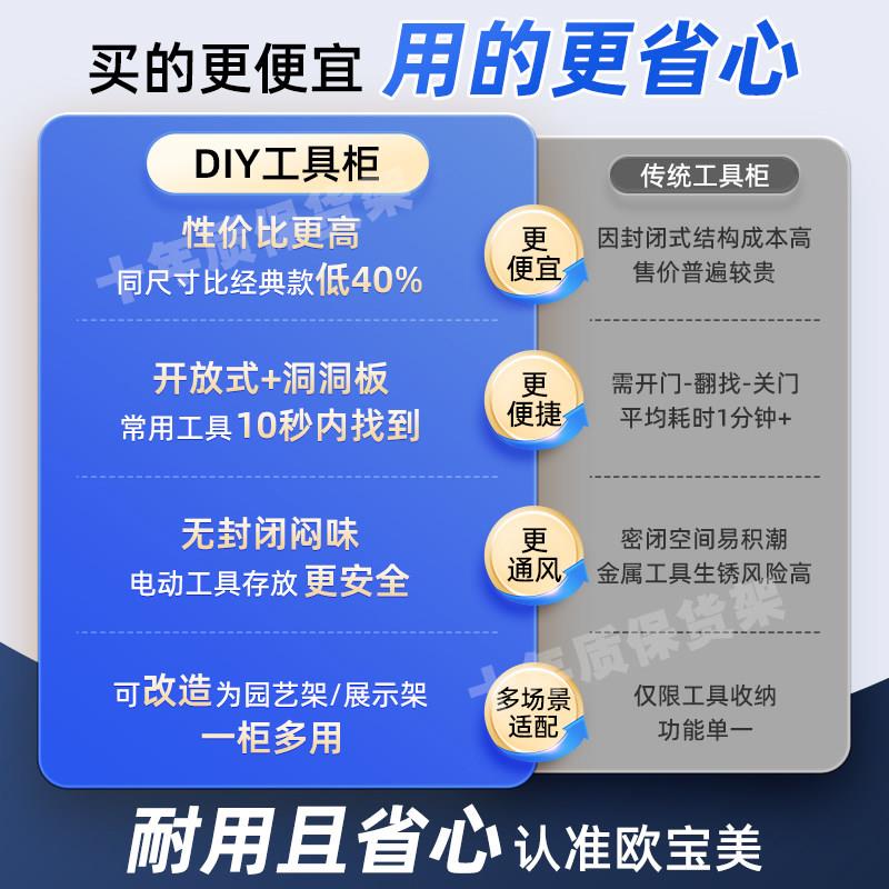 用型五金工具柜柜加EDO厚铁皮柜重工具箱工厂汽车间收纳储物货架