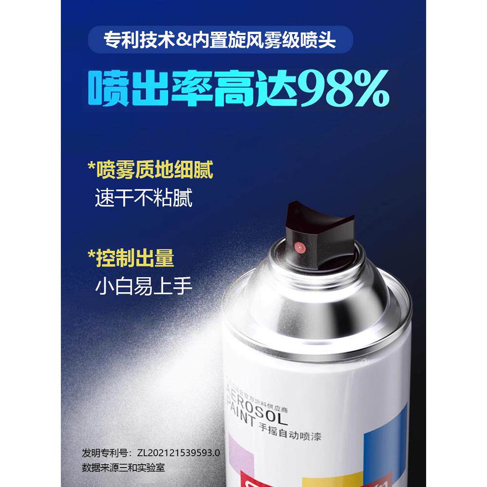 三和手摇自喷漆ra电信灰涂信UPY号白家l木器换色鸦墙整箱具大量