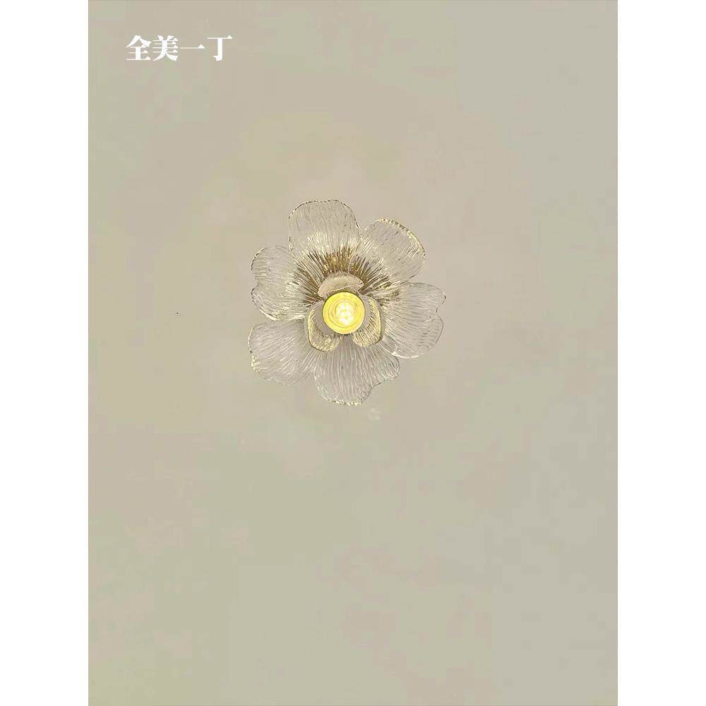 全美一丁HWA中古花瓣吊灯胡木简台三头长餐桌约灯桃法式覆吧古过