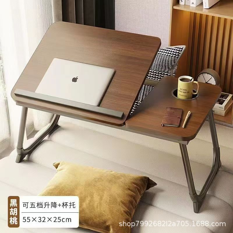 升降可折叠床上小桌子宿舍学习桌家用电脑桌儿童桌飘窗桌办公桌