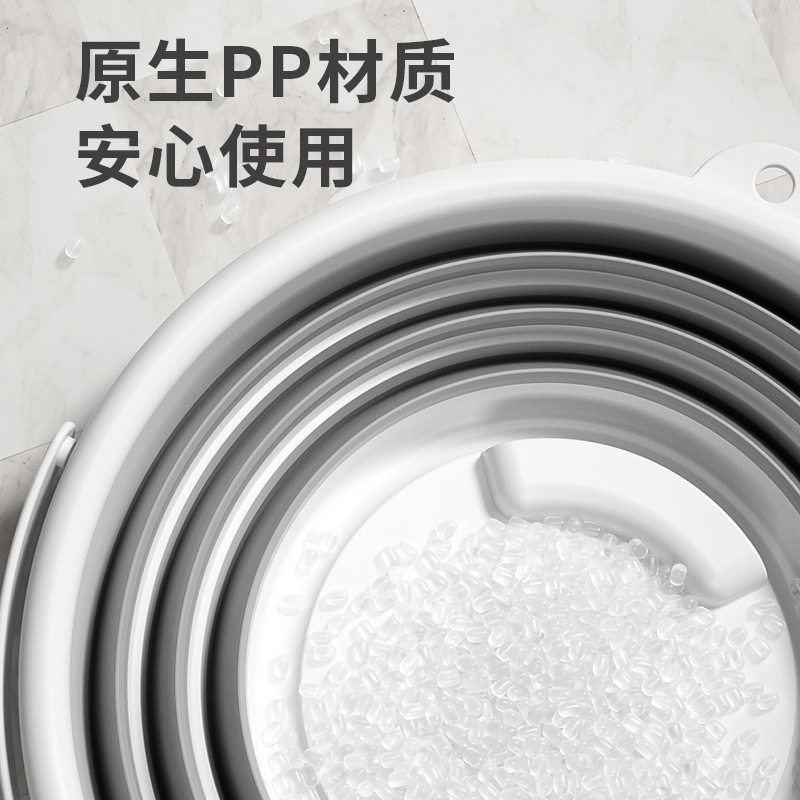 式折叠水桶车载硅胶塑料洗车桶儿童户外旅行钓鱼桶家用储水桶