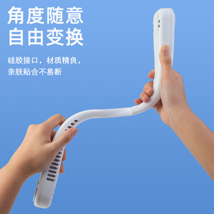 挂脖风扇usb挂脖子风扇懒人挂脖小风扇礼品 新款