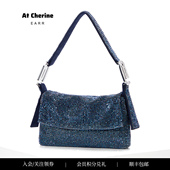 EARR蓝色钻石包包女款 手提包轻奢小众高级女包精致小包包特价 清仓