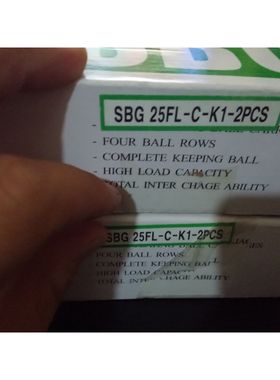 现货供应SBC正品滑块 出售SBC导轨滑块配件SBG25FL-C-K1-2PCS包邮