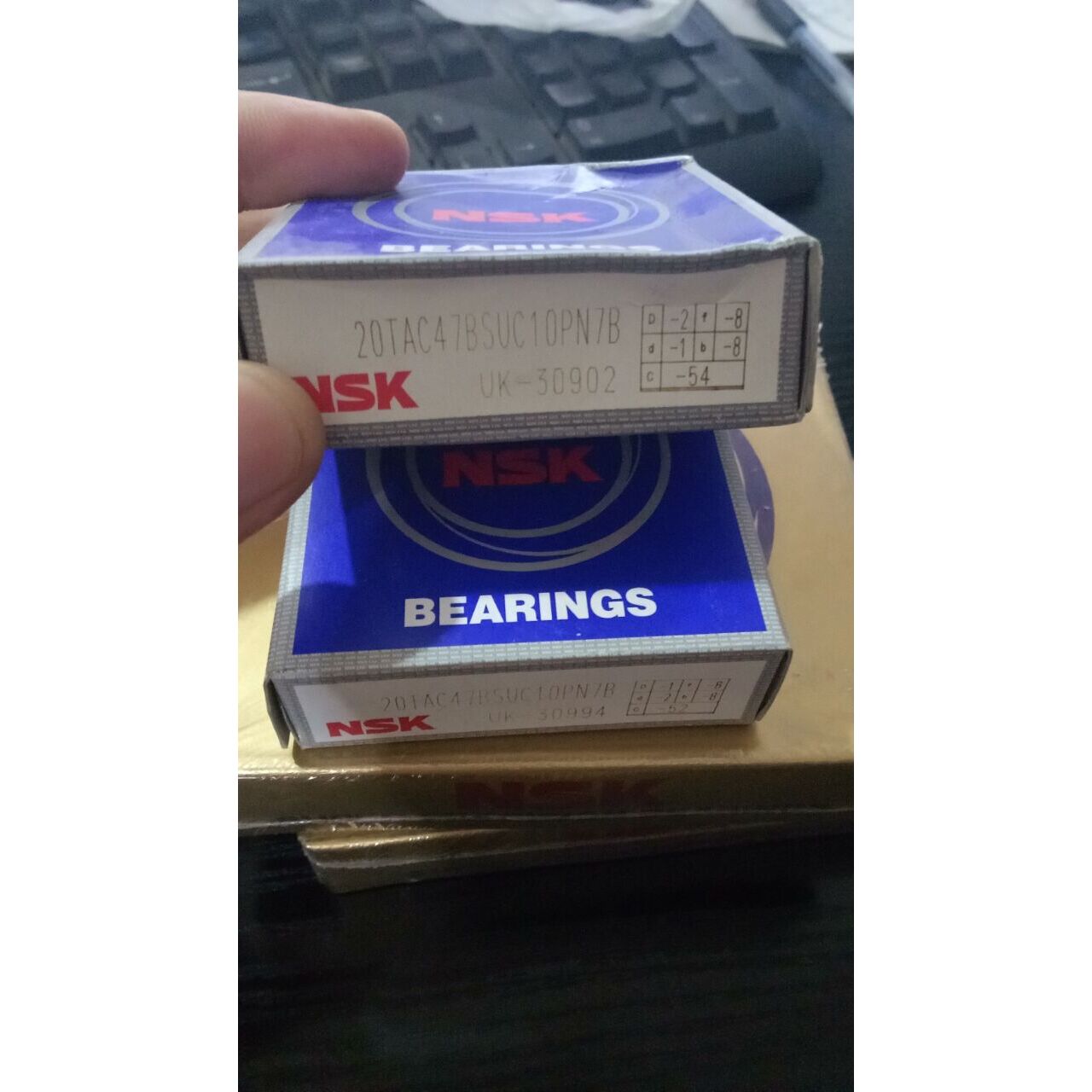 NSK原装正品组合配对轴承   20TAC47BSUCP4 高精度7014轴承