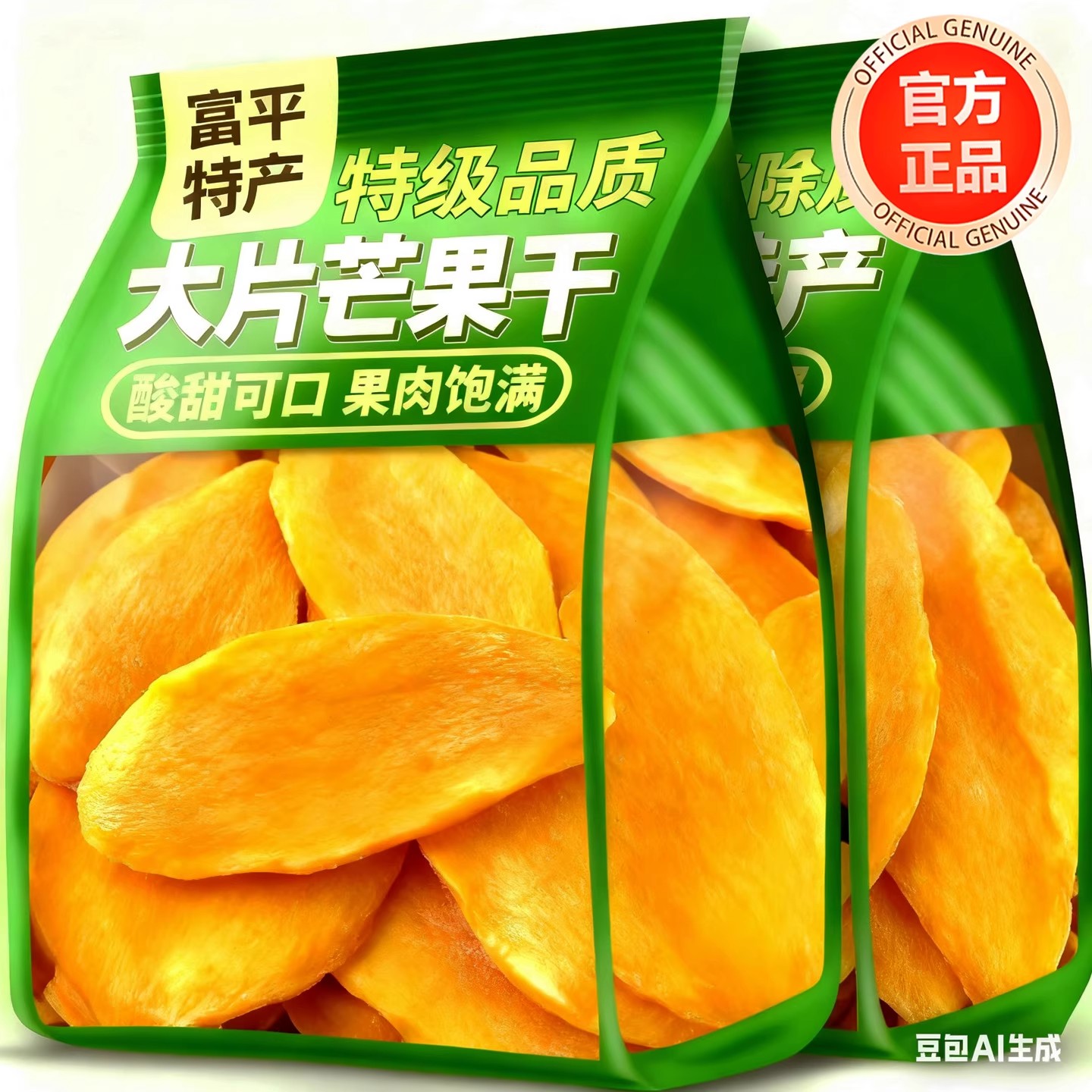 芒果干无糖无添加厚切果脯