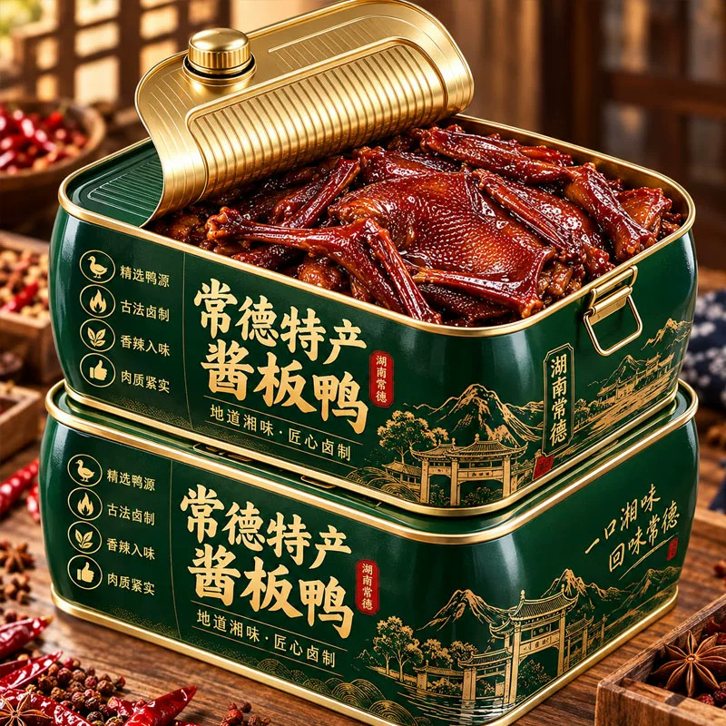 2026新品正宗酱板鸭湖南常德特产湖南酱板鸭仙都酱板鸭官方旗舰店