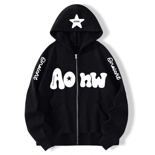 拉链开衫卫衣情侣连帽外套Zipper cardigan hoodie hooded jacket