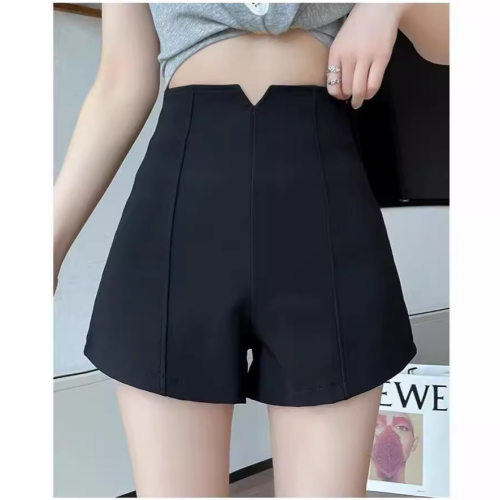 Simple solid color high elasticity shorts 简约纯色高弹短裤女