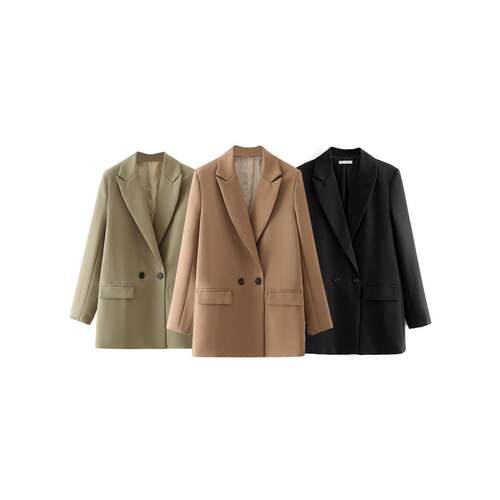 Vintage long sleeved suit jacket for women复古长袖西装外套女
