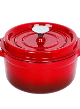 珐琅锅 铸铁加厚耳汤锅锅具装搪瓷锅 厂家支持定z