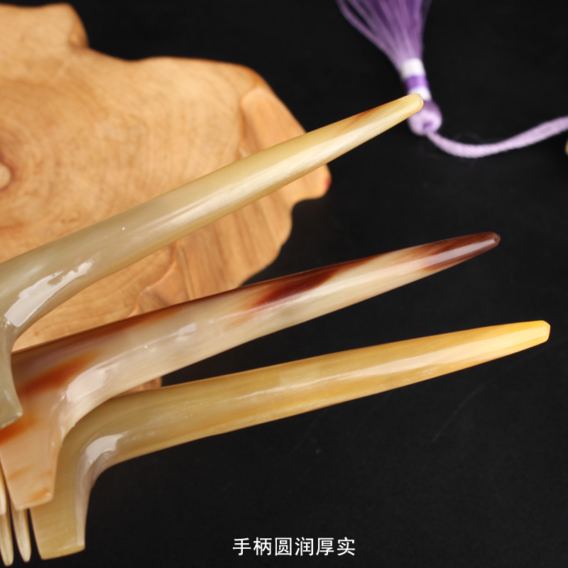 白牛角尖尾梳美发小女孩儿童宝宝女士扎辫子细齿梳子尖头挑发