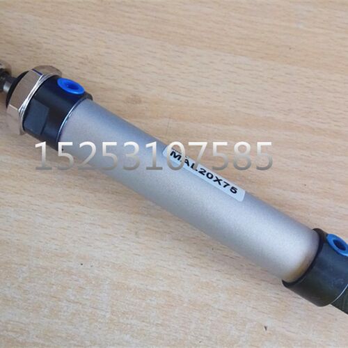 20*50/75/100双作用带尾巴气缸前后固定气缸气动元件机器设备配件