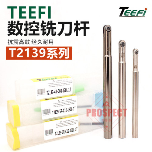 TEEFI数控铣刀杆T2139-4/5/6/16/12.5/10/8R-C08/10/12/16/20/25/