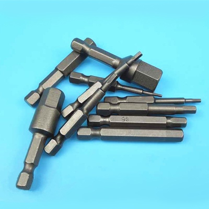 风动 气动内六角头批头 枪头50mm长1.5/2/2.5/3/ 4/ 5/ 6/8 -12mm