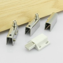 承重型玻璃柜门磁吸 柜门开关 柜门吸磁吸 玻璃柜合页 展示柜合页