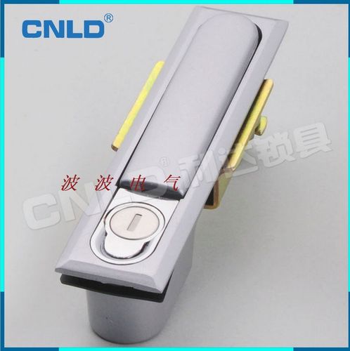 利达锁具 MS490-1 银灰 锌合金平面锁 配电箱门锁 818开关柜门锁