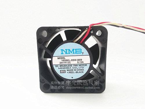 1608KL-05W-B69 原装NMB 24V 0.13A三线信号报警数控机床风扇