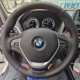 适用于宝马3系4系5系6系7系X3 X5方向盘套真皮把套手缝专用全包款
