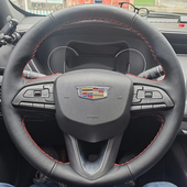 XT6 凯迪拉克ATSL XT4 CT5 XT5方向盘套真皮把套手缝专用全包 XTS