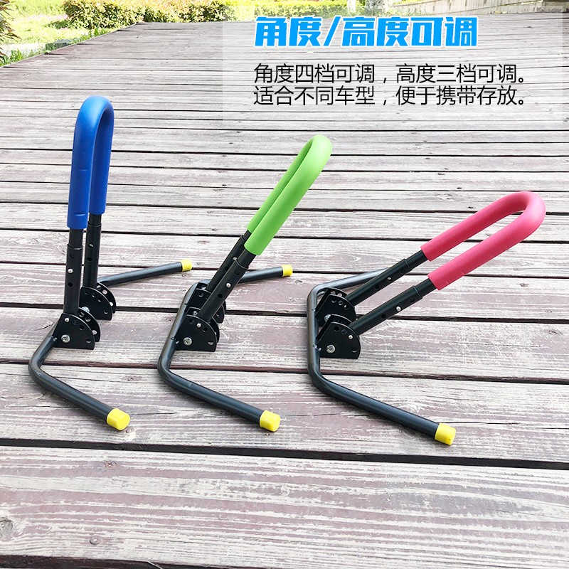 速发儿童叠衡车停车架滑步车折平固展架通用自行车定示支撑架脚撑